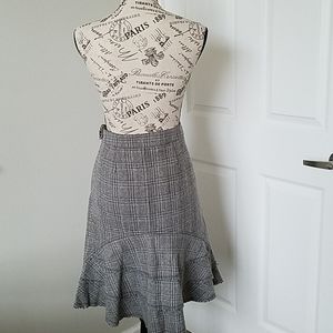 Urban Outfitters Lux Ruffle Plaid Skirt Size 7